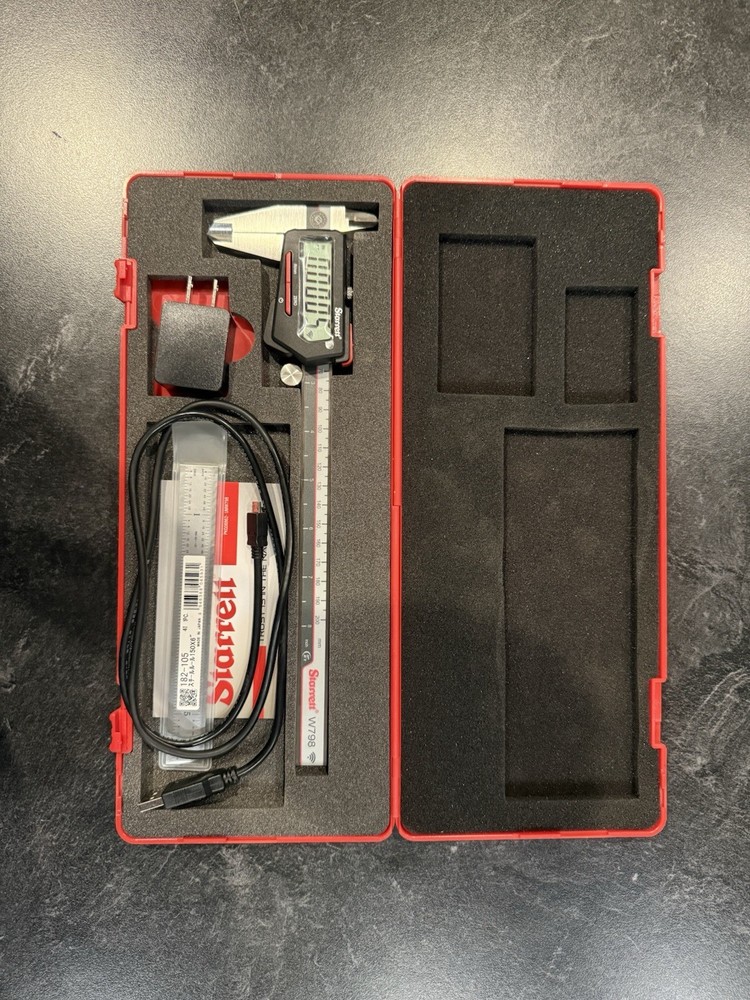 Starrett W798 Electronic Wireless Digital Caliper with Case