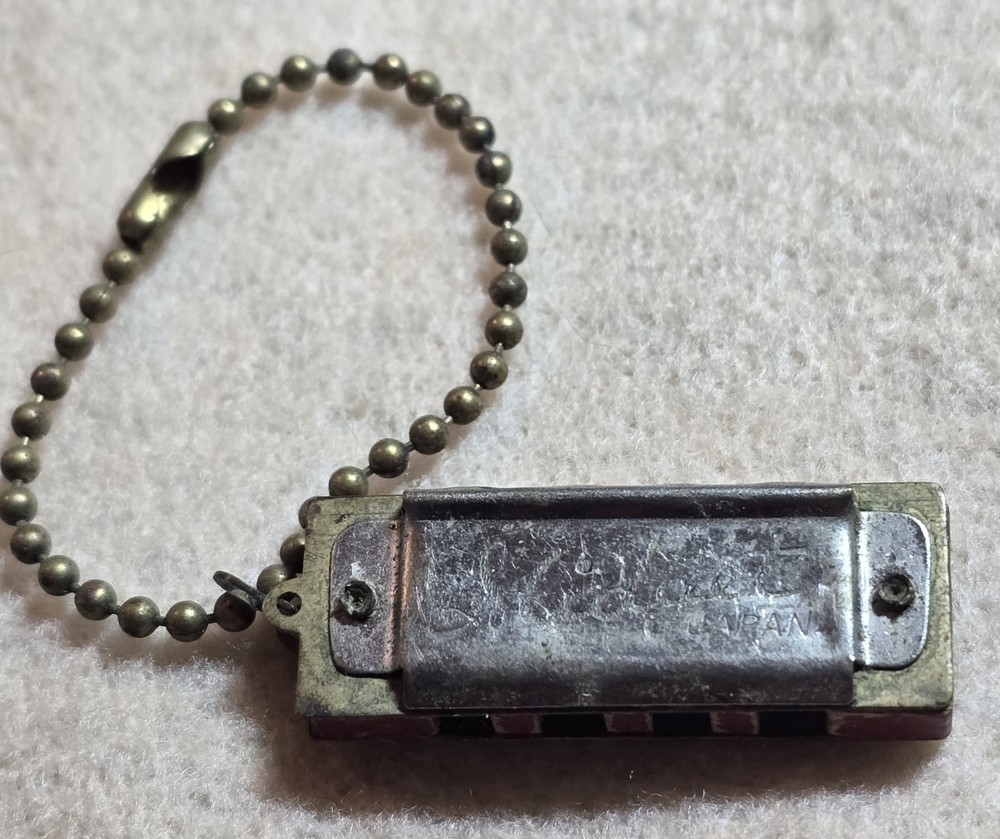 Vintage Japan Midget Harmonica 1.5" Mini