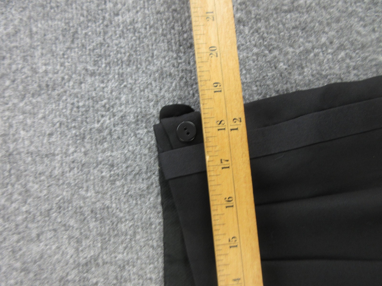 Oxxford Clothes Tuxedo Suit Mens 44 38x29 Black Super 100s Wool Peak Lapel