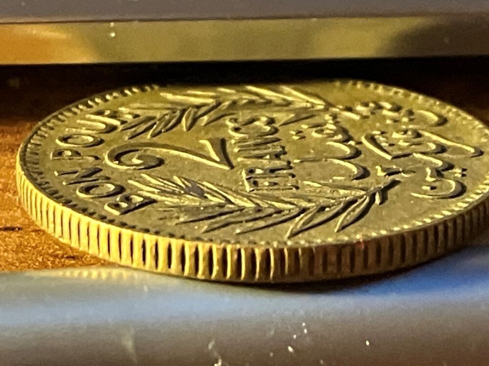 Coin Tunisia 2 frank 1926