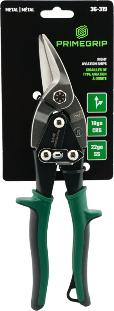 Primegrip Right Cut Aviation Snips - 36-319