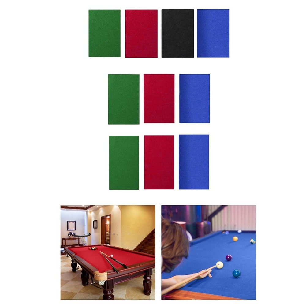 Billiard Pool Table Cloth Indoor Pool Tablecloth Replacement Easy to Install,