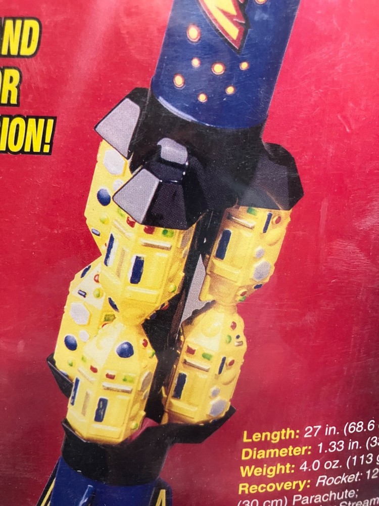 Vintage OOP Estes METEOR MASHER Flying Model Rocket Kit - Open - Complete