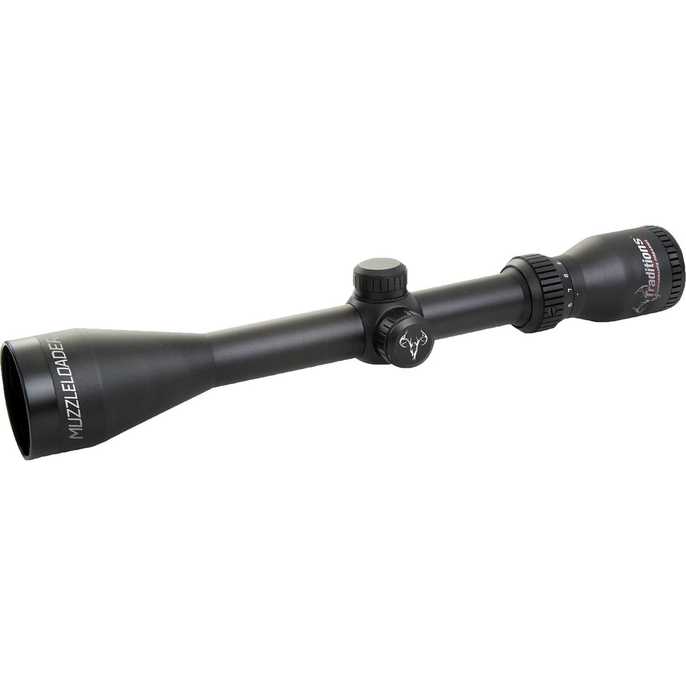 Traditions 3-9x40 Illuminated Range-Finding Muzzleloader Riflescope #A1143RIR