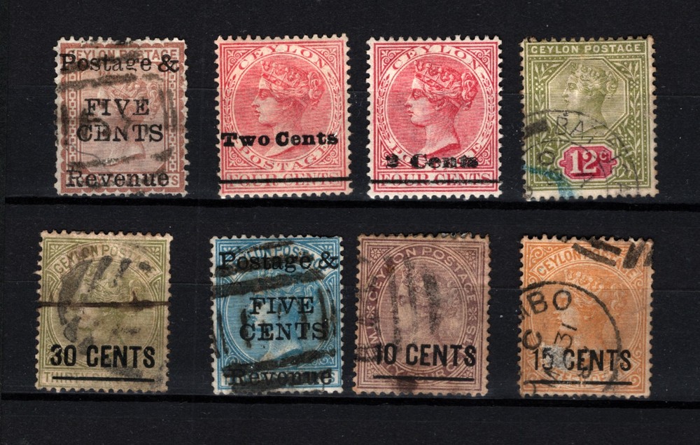 CEYLON    lot stamps     (063)