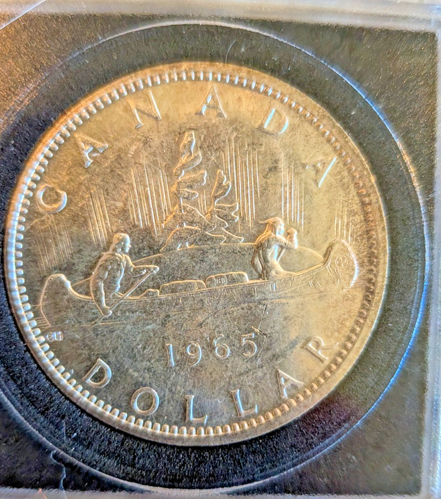 1965 Canadian Silver Dollar BU