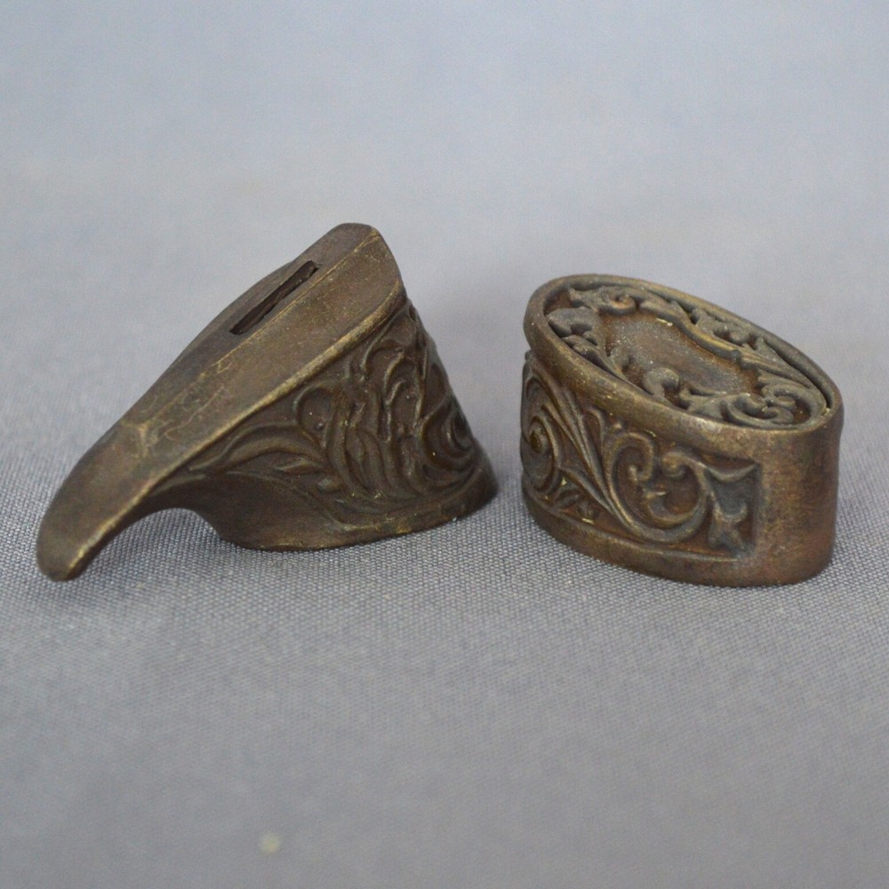 " SET #2 " CASTING SOLID BRONZE SET FINGER GUARD BOLSTER & POMMEL CUSTOM MAKING