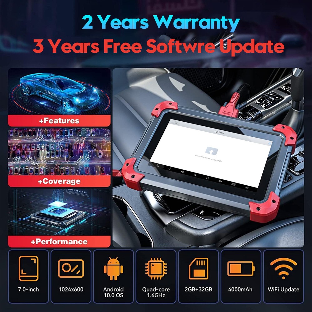 XTOOL D7 Bidirectional OBD2 Auto Car Diagnostic Full Systems Scanner E.CU Coding