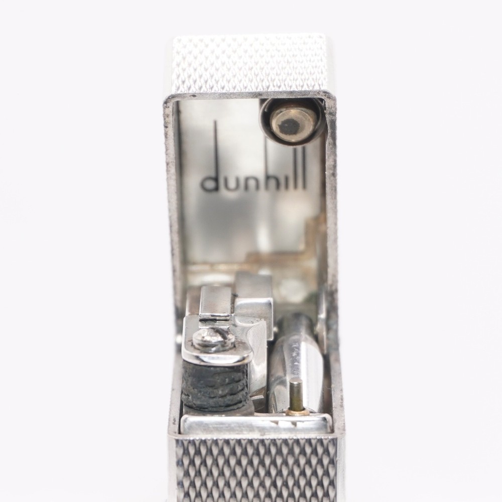 Dunhill Mini Lighter Silver Barry Pattern_Ultrasonically cleaned