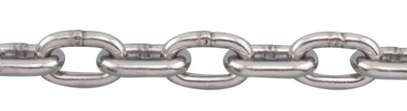 STAINLESS STEEL CHAIN, ECONOMY INDUSTRIAL CHAIN, 304 5/16" (S660-08)