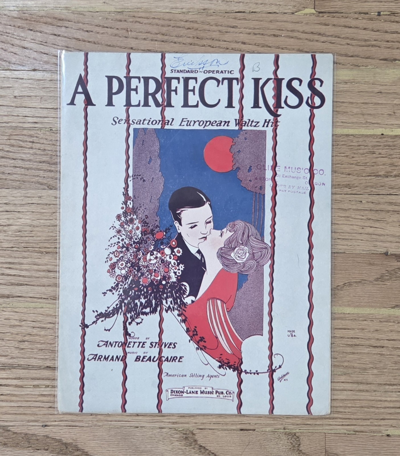 (8) Vintage Music Sheets Lot