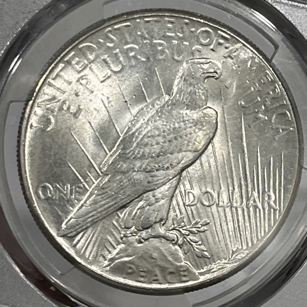 1927 $1 Peace Dollar PCGS MS63
