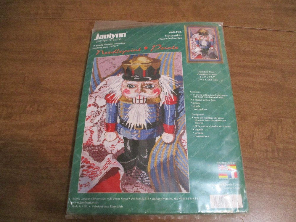 JANLYNN NEEDLEPOINT KIT NUTCRACKER 05-706