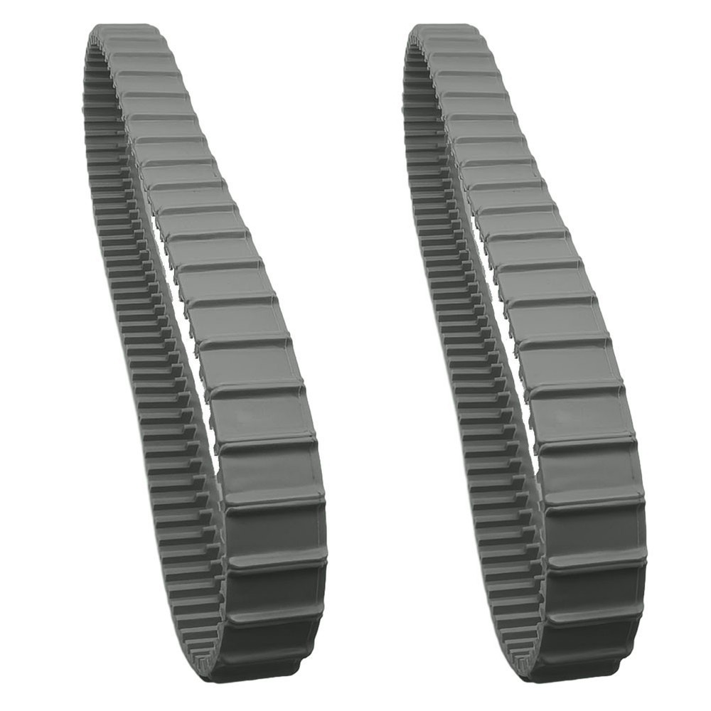 Compatible Replacement Tracks for Various Pool Cleaners Grey Rubber (2pcs)
