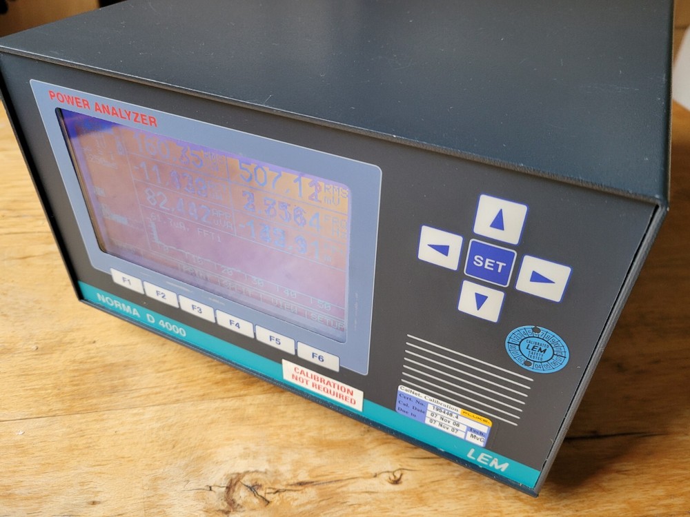 Fluke / LEM NORMA D 4000 power analyzer