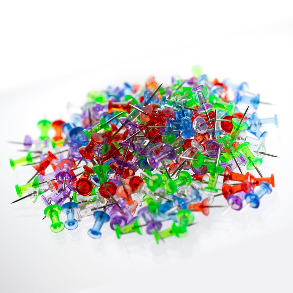 Officemate Translucent Push Pins (35710)