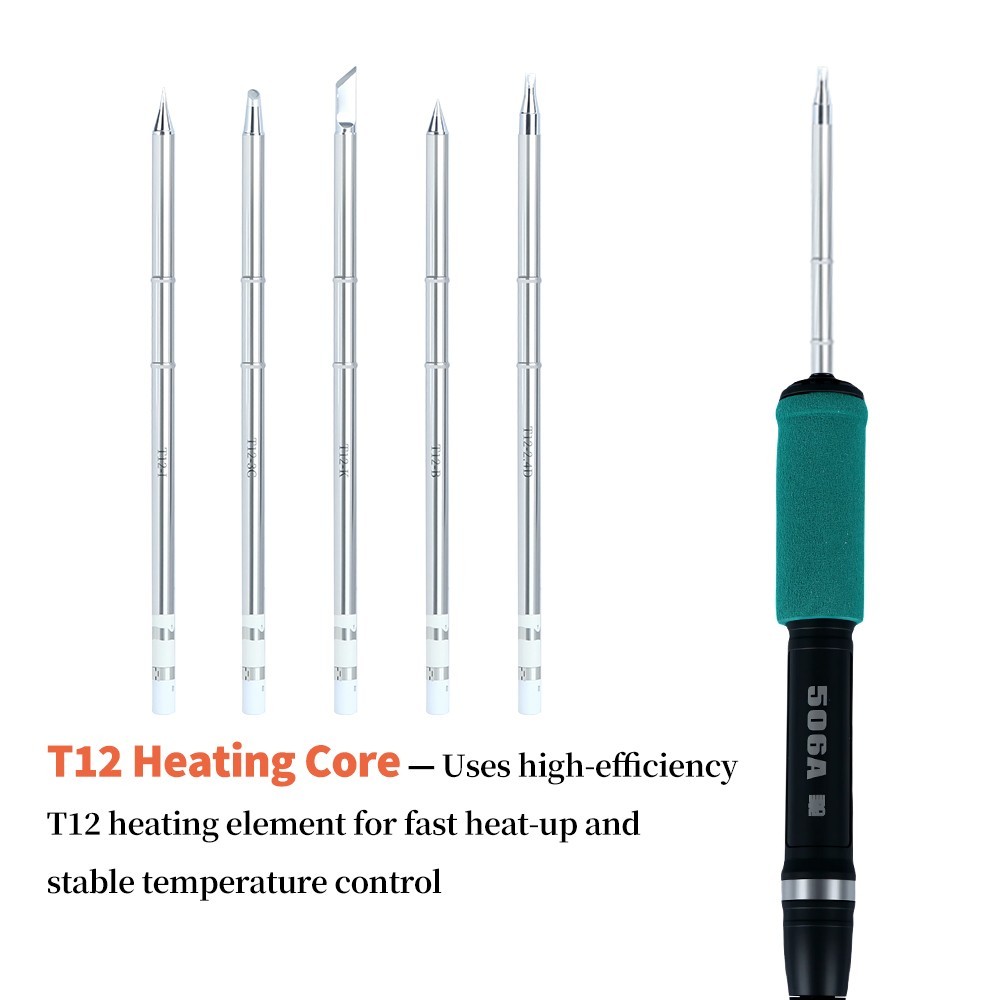 775W T12 Soldering Station Digital Hot Air Rework Station Heating with Lamp