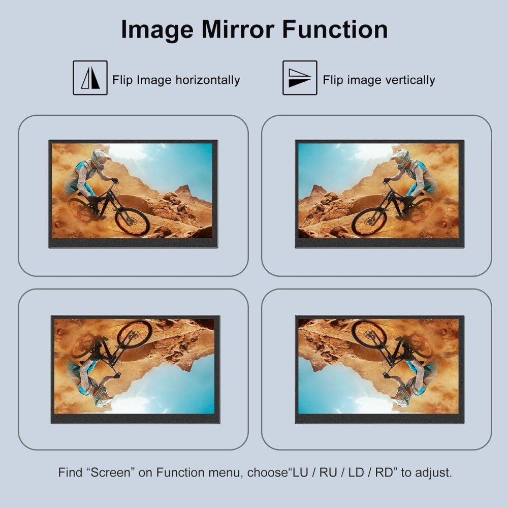 EYOYO 5" 7" 8" Mini Monitor LCD Screen Display USB/HDMI /VGA/AV Input Interface