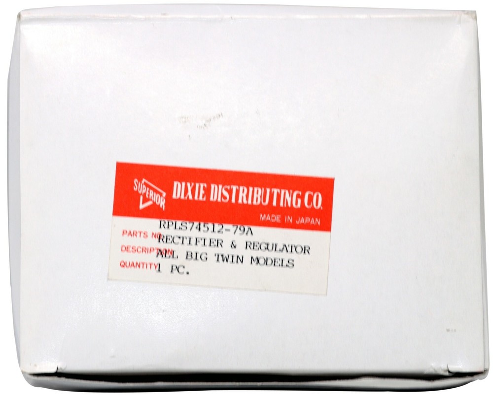 Superior Dixie 74512-79A 12V Solid-State Regulator Harley Davidson Big Twin