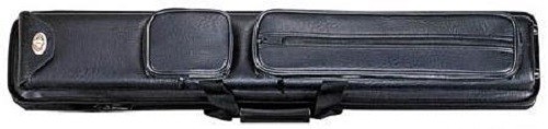 2x4 Pool Cue Case Black Spring Loaded Tubes