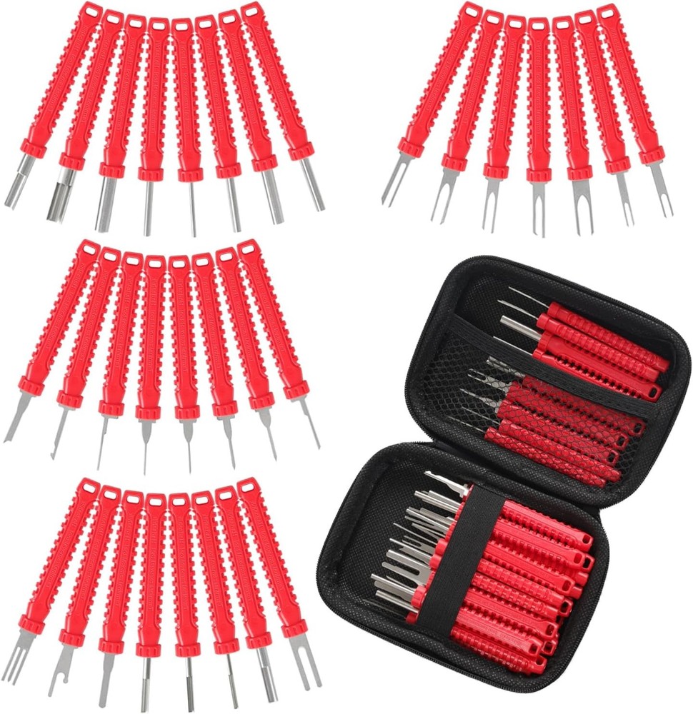 31-Piece Electrical Terminal Removal Tool Kit for Pin Extraction