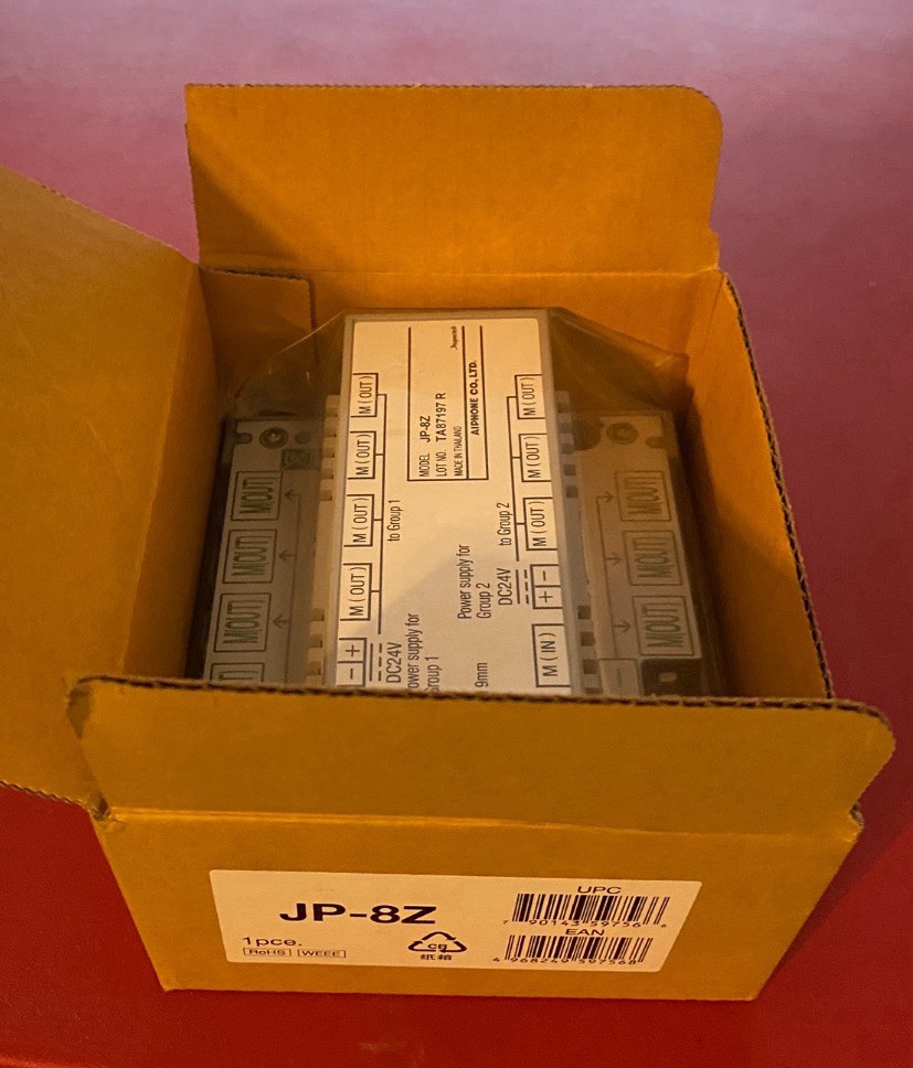 Aiphone JP-8Z Distribution Amplifier Adaptor for Video Sub Master Stations NEW