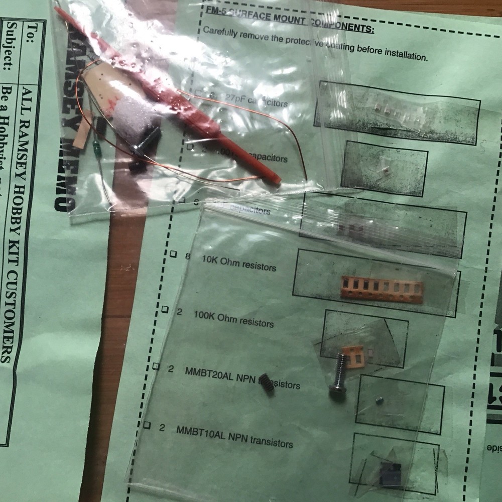 1990s Ramsey electronics Transmitter ￼Kit FM5