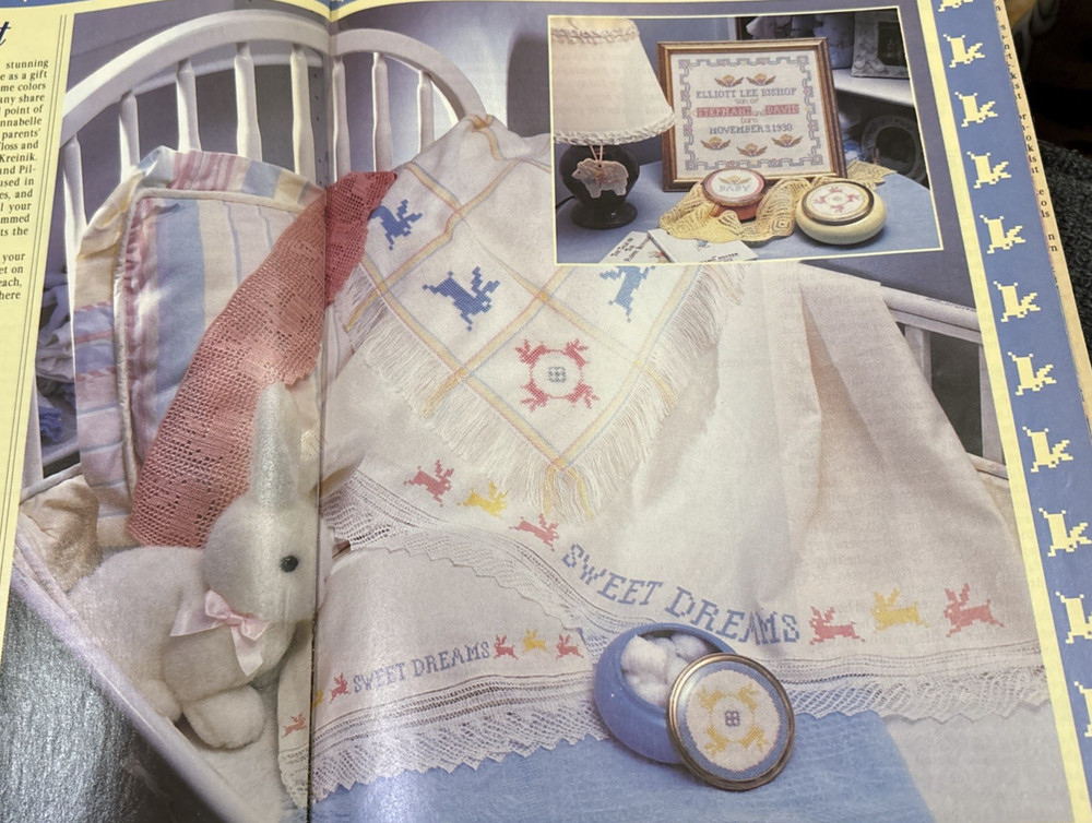 Vtg Rare McCall's Needlework August 1995 Pattern bk