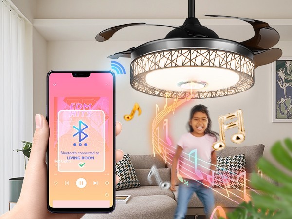 42'' Ceiling Fan with LED Lights