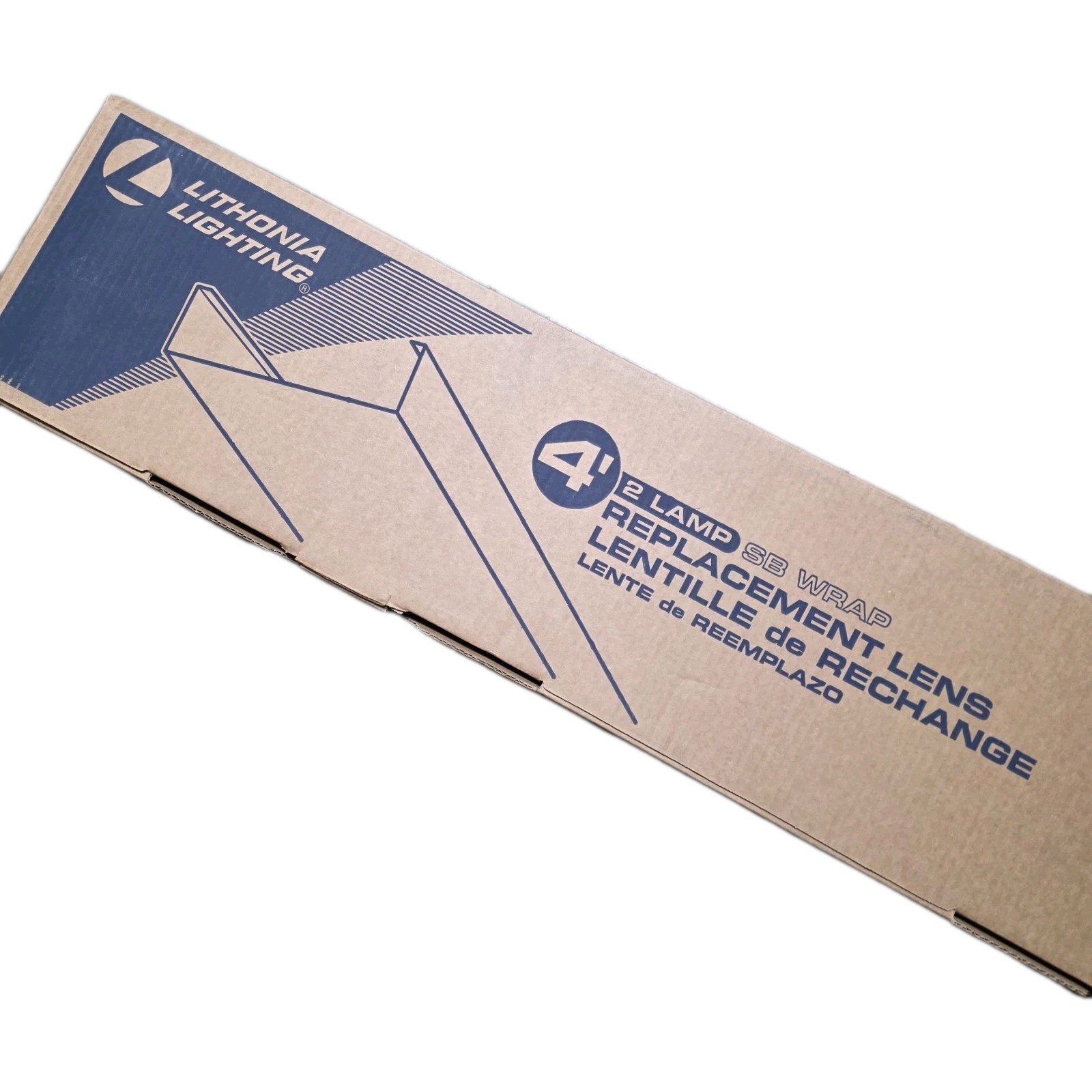 Lithonia Lighting Dsb48 Replacement Lens, 48" L X 8" W, For Sb Series, Acrylic,