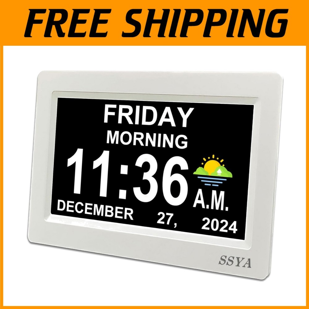 Extra-Large Digital Alarm Clock for Seniors