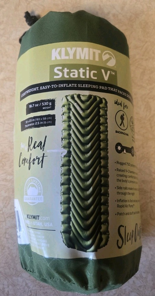 Klymit Static V Lightweight Sleeping Pad