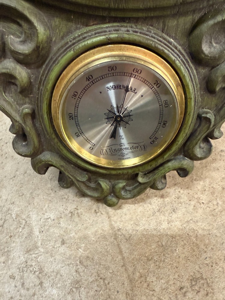 Vintage Barometer Thermometer Germany-Fast Ship