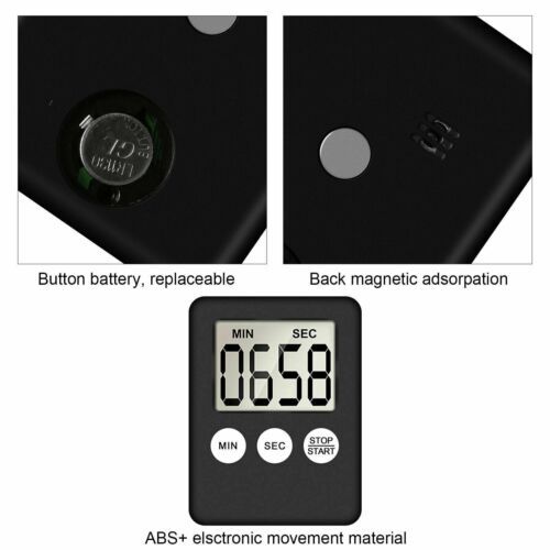 Large LCD Digital Kitchen Cooking Timer Count-Down Up Clock Loud Alarm Magnetic