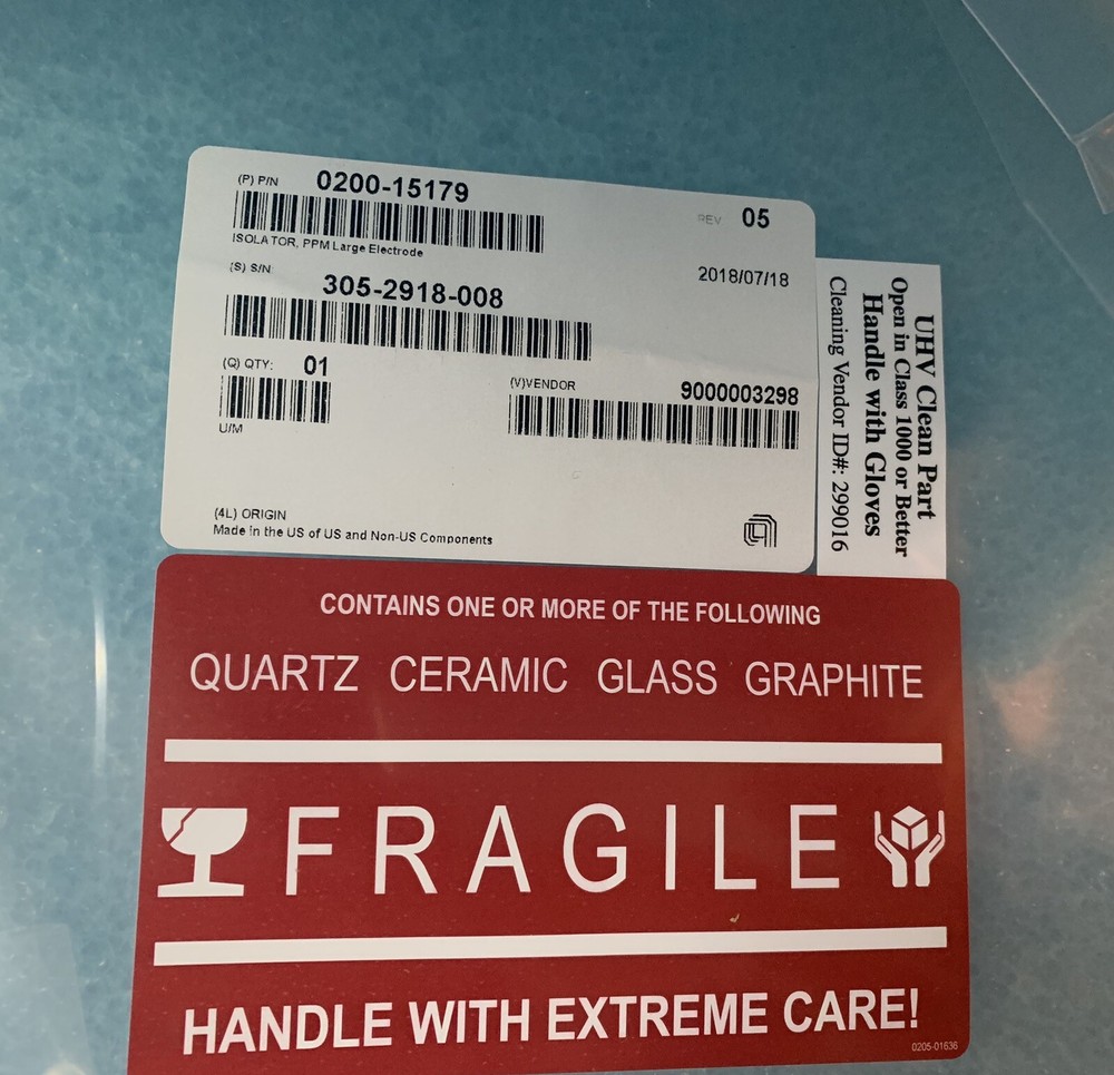 Applied Materials AMAT Large PPM Electrode Isolator 0200-15179