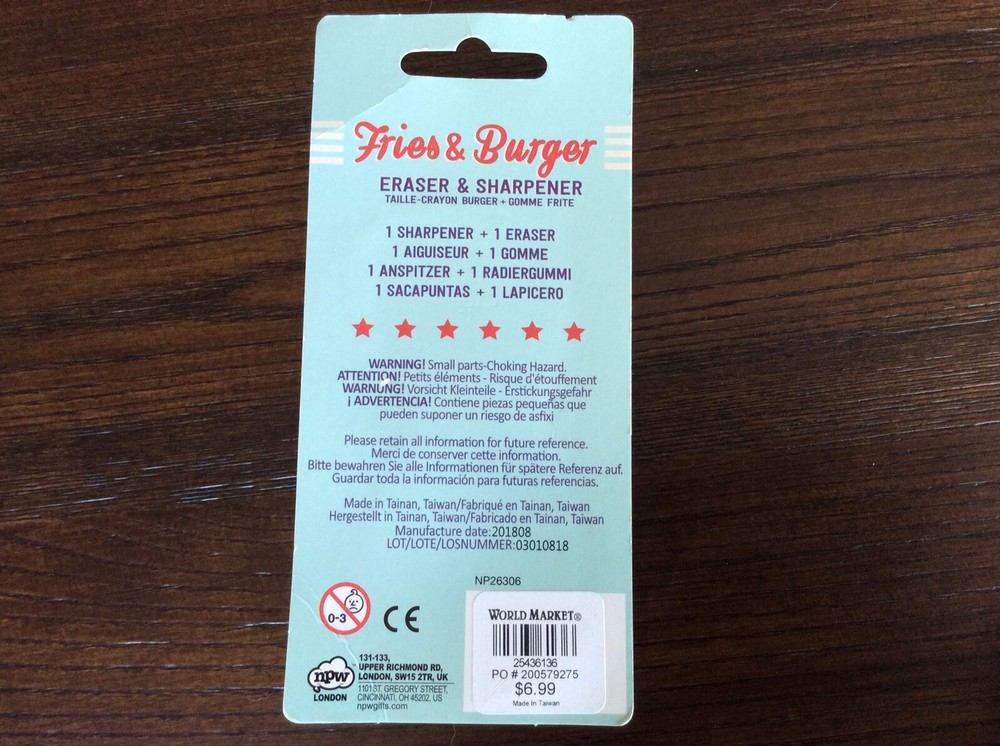 New Fries Eraser