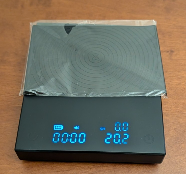 Black Mirror Basic 2 Coffee Scale with Timer, 2kg/0.1g High Precision Kitchen