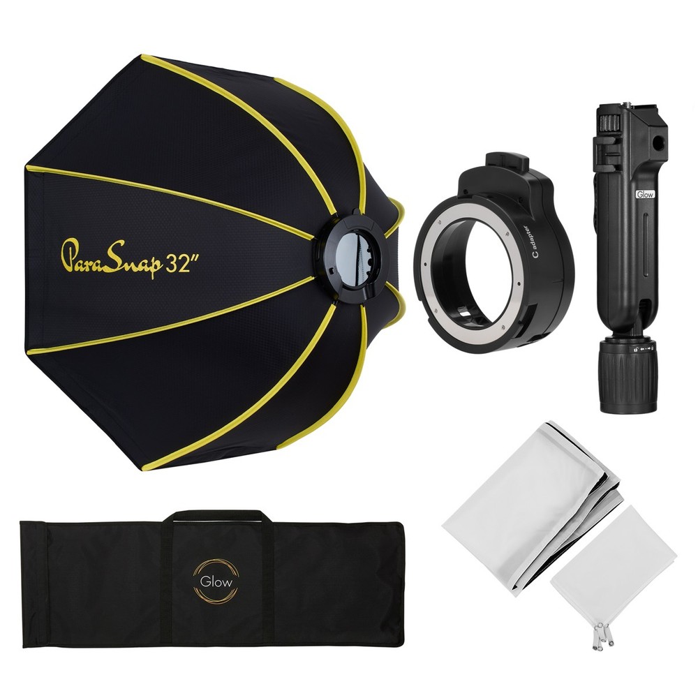Glow PS-B32K ParaSnap Octagonal Softbox (32") for Round Head Flashes