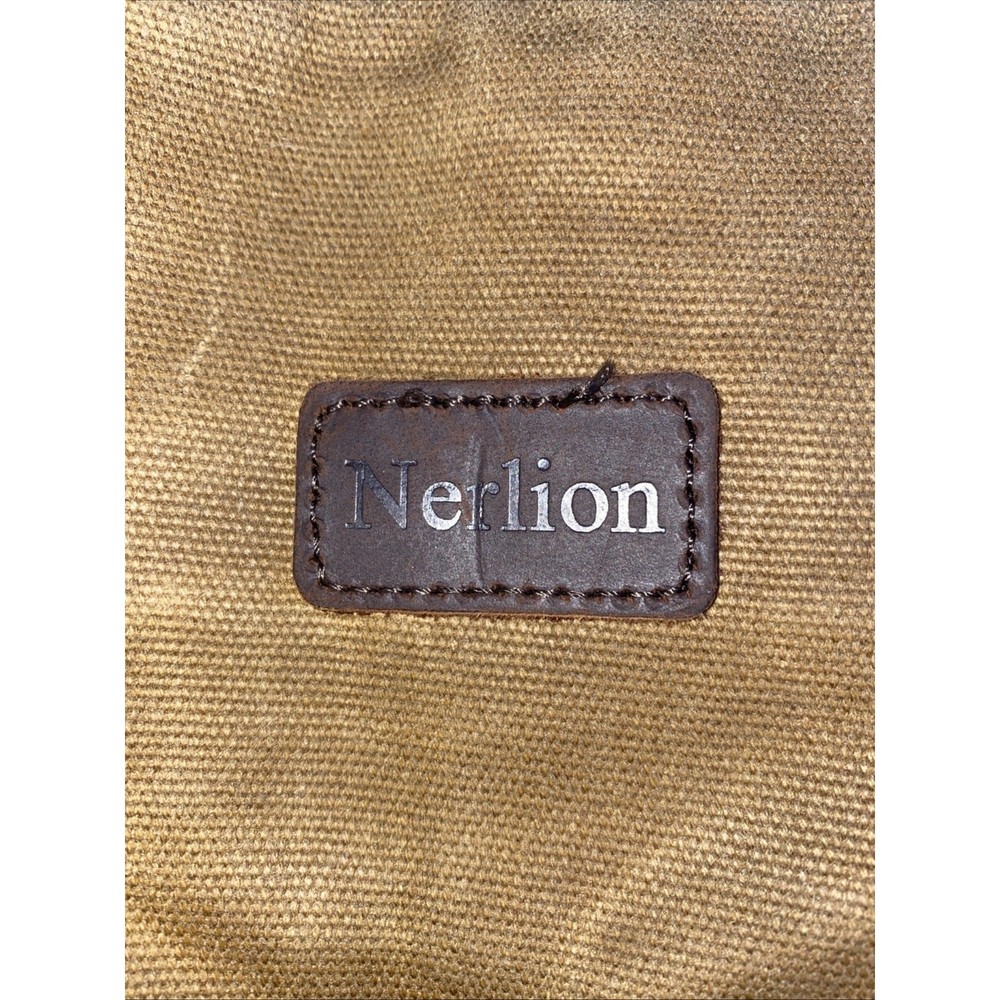 Nerlion Weekender Overnight Bag Canvas & Leather Duffel Bag