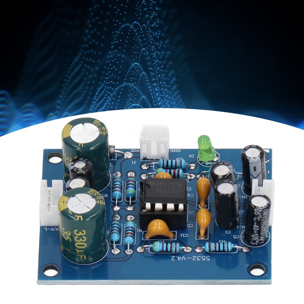 Preamp Module Audio Preamplifier Board NE5532 Chip Accessory Part