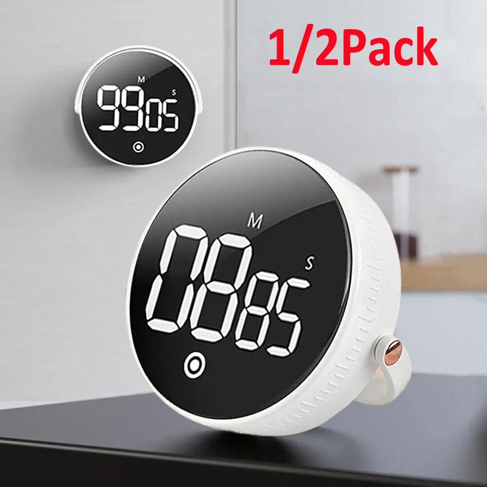 Large LCD Digital Kitchen Cooking Timer Count-Down Up Clock Loud Alarm Magnetic