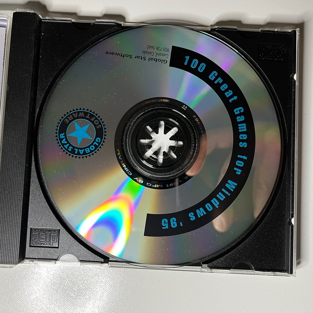 100 Great Games for Windows 95 PC CD-ROM 1997