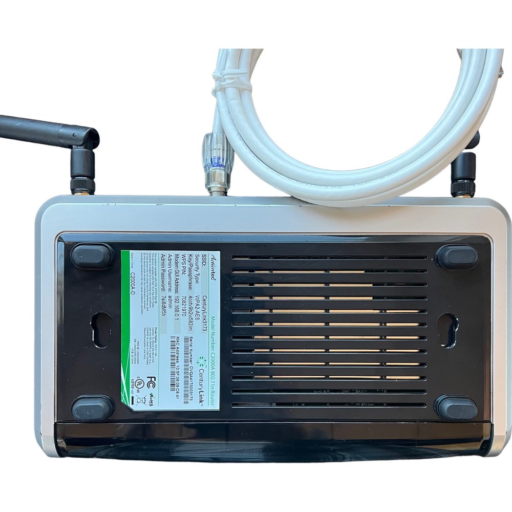 Century Link Actiontec Model C2000A 802.11n Router