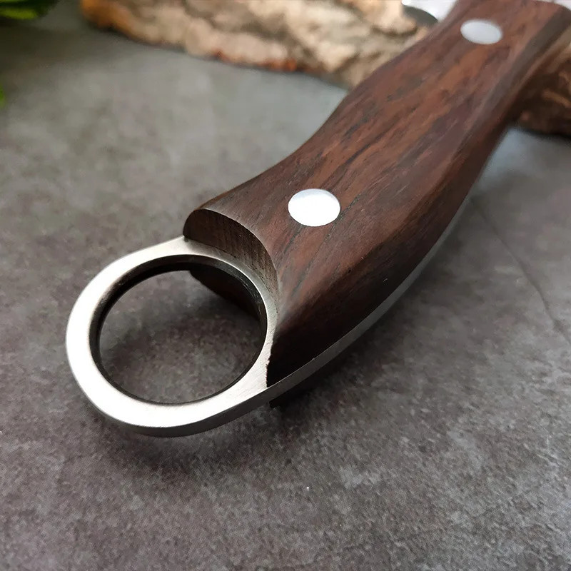 Hand-Forged Bone Sharpener Boning Knife
