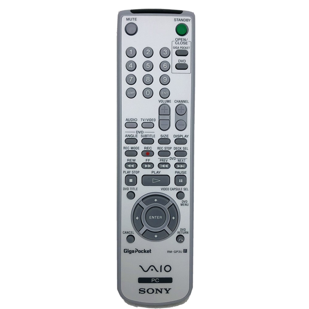 Sony RM-GP3U VAIO PC wireless Infrared remote control GigaPocket Original New