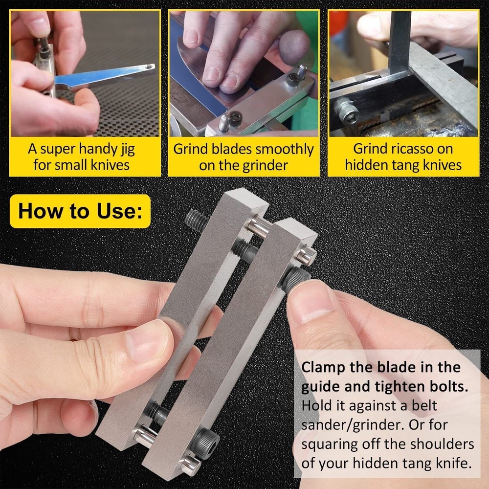 Hardened File Guide with Carbide Surface For Knife Making Knife Maker Tool