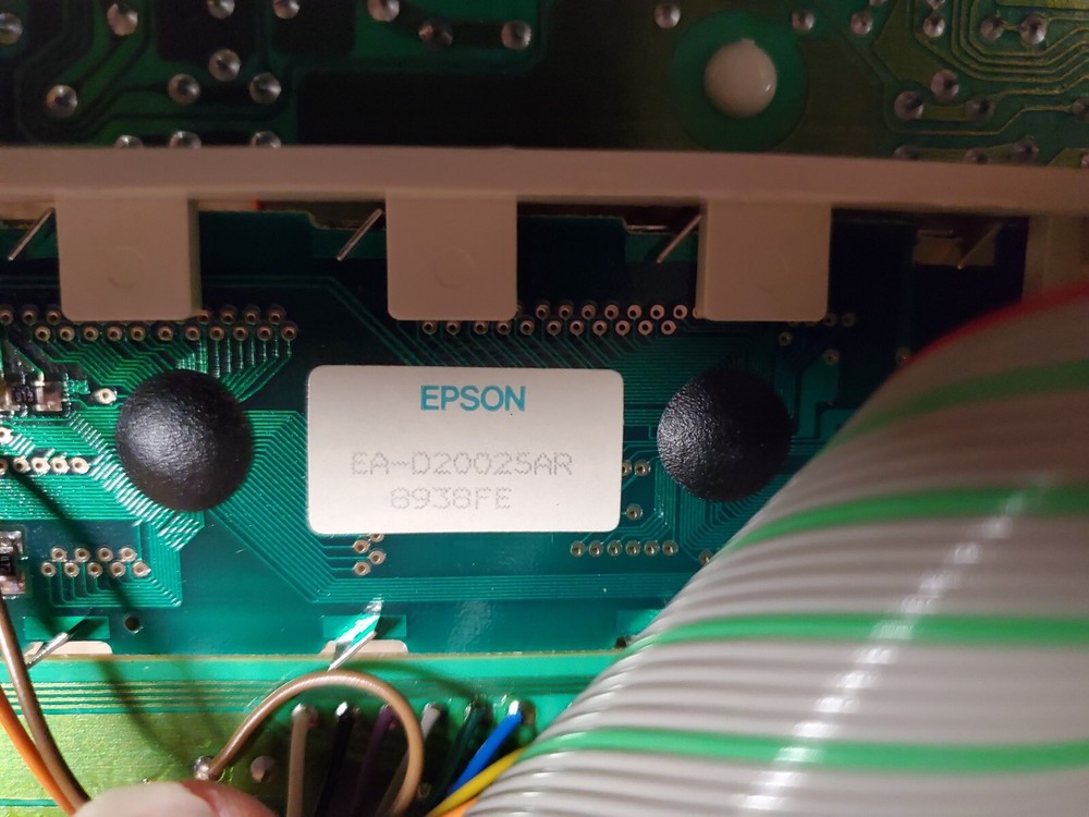 graphtec gp2106 plotter control panel button board Epson display ea-d20025ar