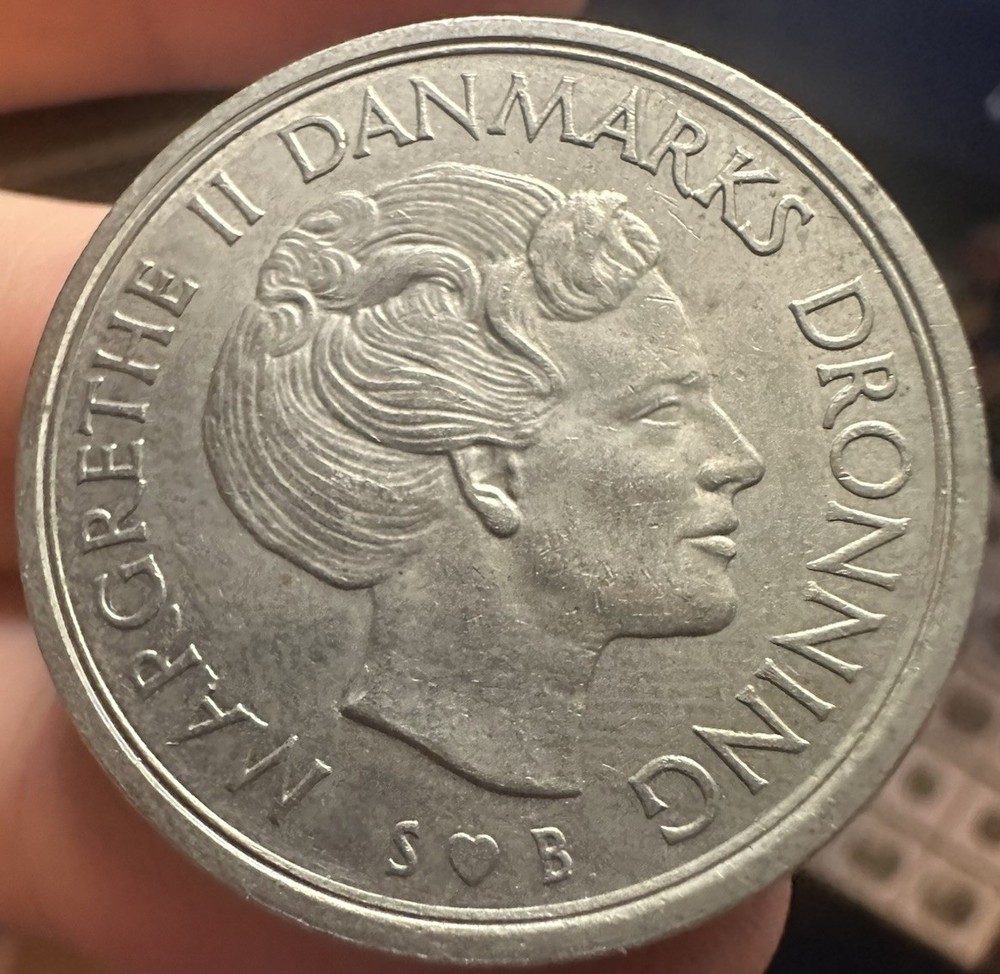 Denmark 5 Kroner 1974