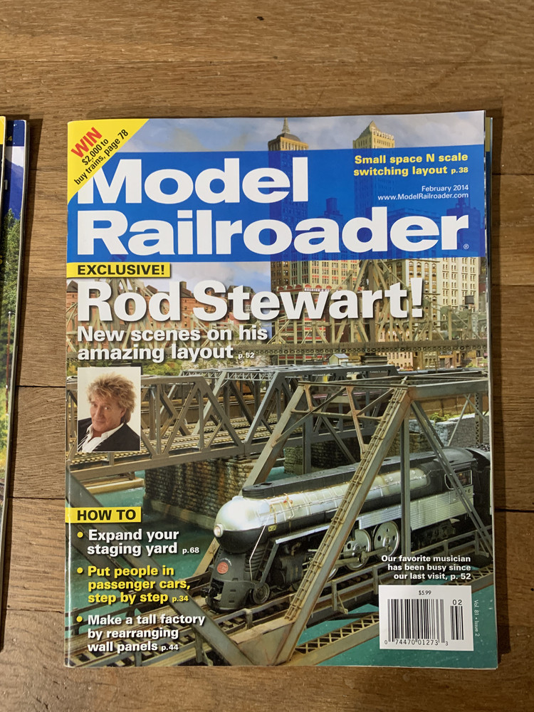 2013 2014 Model Railroader / Trains Magazines 5 Issues