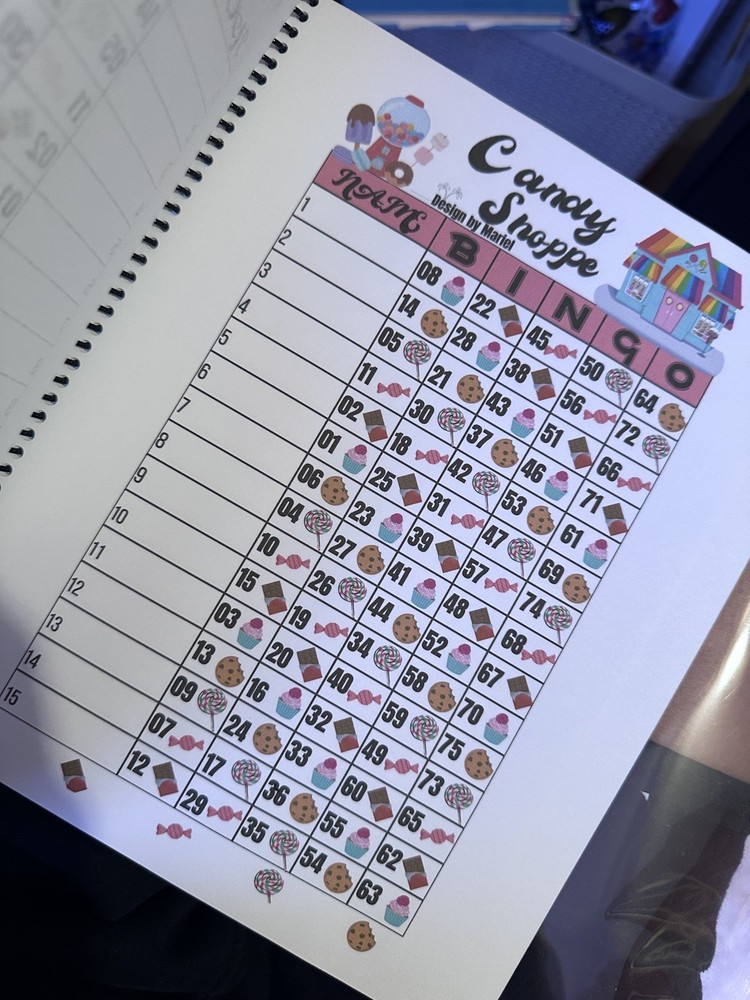 Note pad Bingo book pull tabs